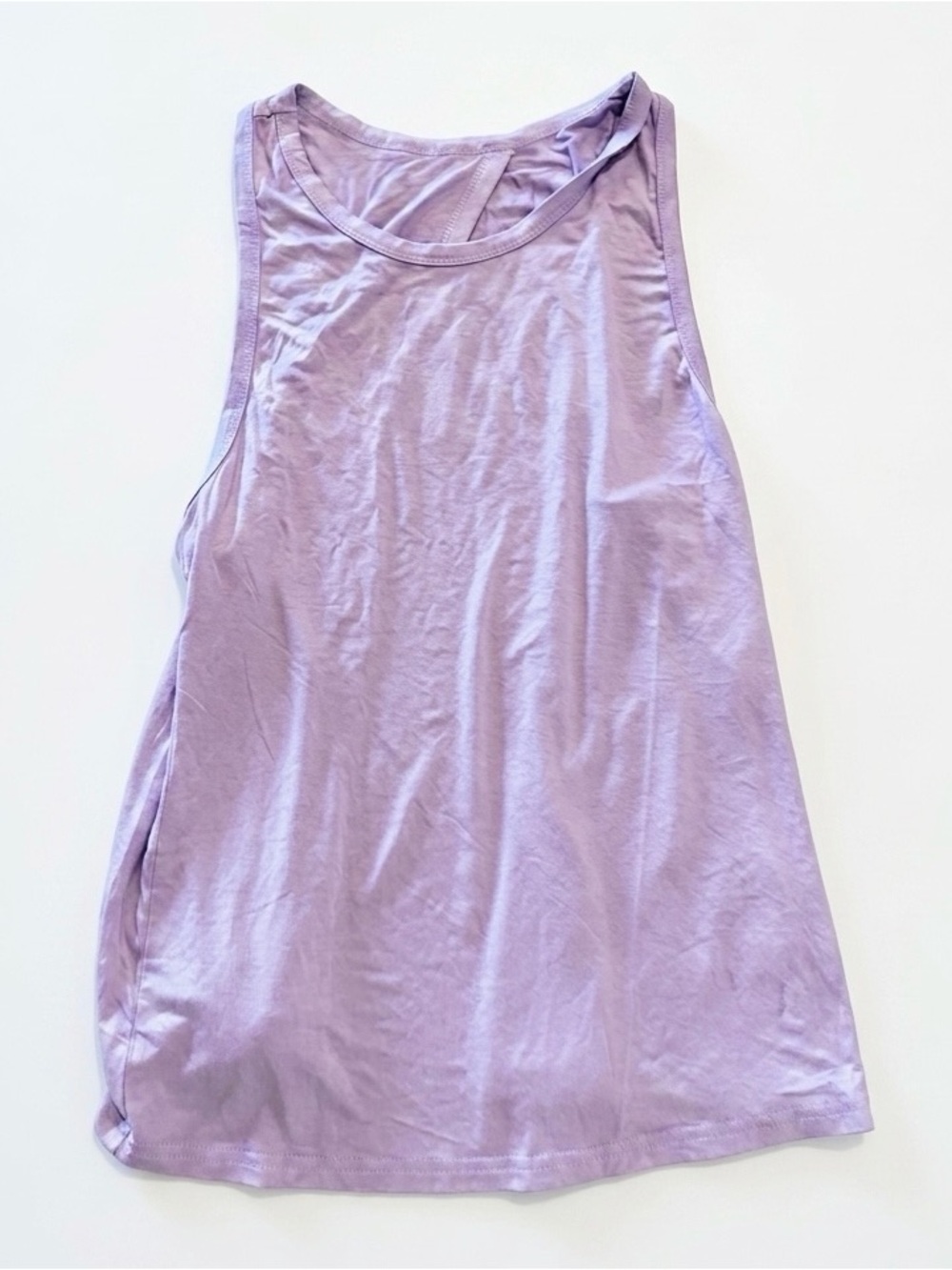 Bestisun Lavender Criss Cross Back Active Tank - NWT Small